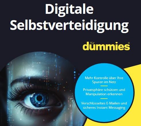 Cover des Sachbuchs "Digitale Selbstverteidigung für Dummies" von Christina Czeschik